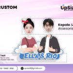 Kepala Goyang Akrilik – 2 Kepala