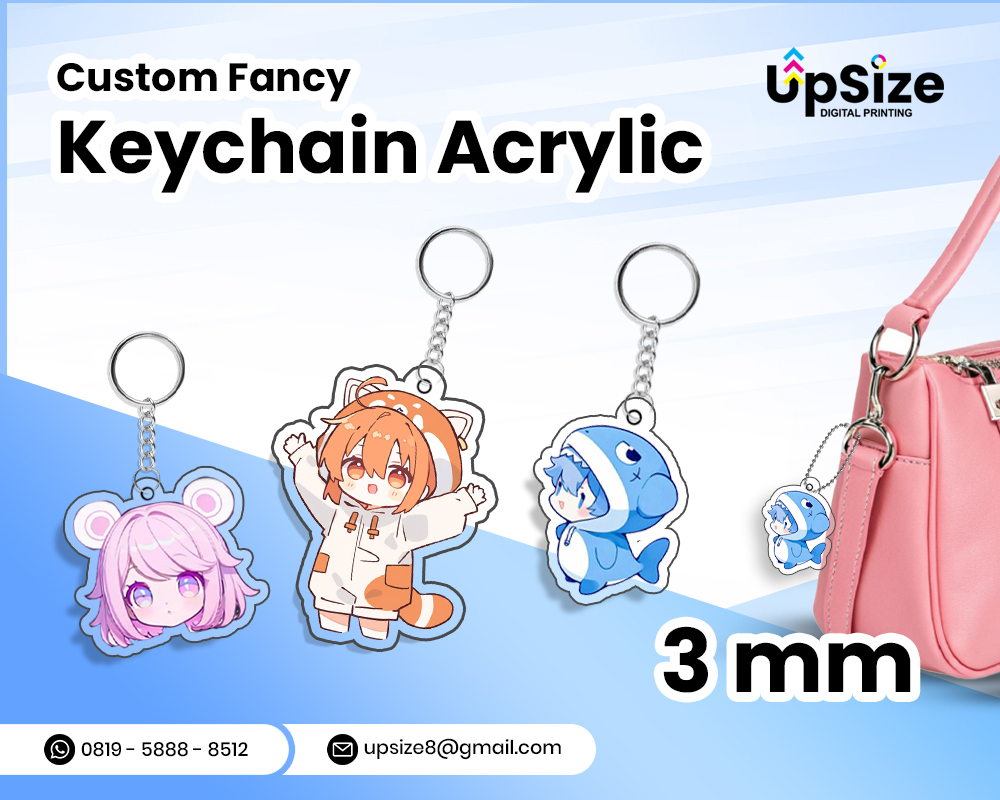 Gantungan Kunci Akrilik 3MM