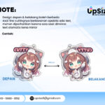 Gantungan Kunci Akrilik 3MM