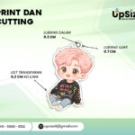 Gantungan Kunci Akrilik Custom Size