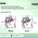 Gantungan Kunci Akrilik Custom Size