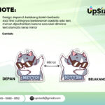 Gantungan Kunci Akrilik Custom Size