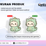 Gantungan Kunci Akrilik Translucent