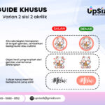 Gantungan Kunci Akrilik Translucent