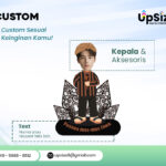 Kepala Goyang Akrilik – 1 Kepala