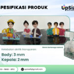 Kepala Goyang Akrilik – 1 Kepala