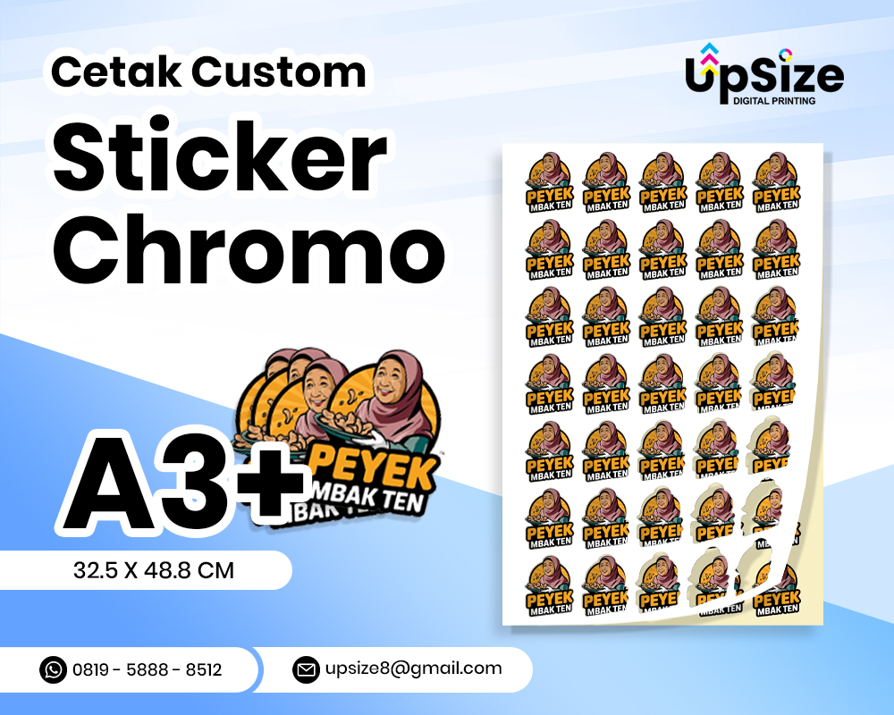 Stiker Chromo A3+