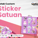 Stiker Custome Bahan Chromo Satuan