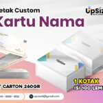 Kartu Nama 1/2 Sisi