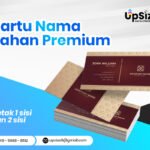 Kartu Nama Premium 1/2 Sisi