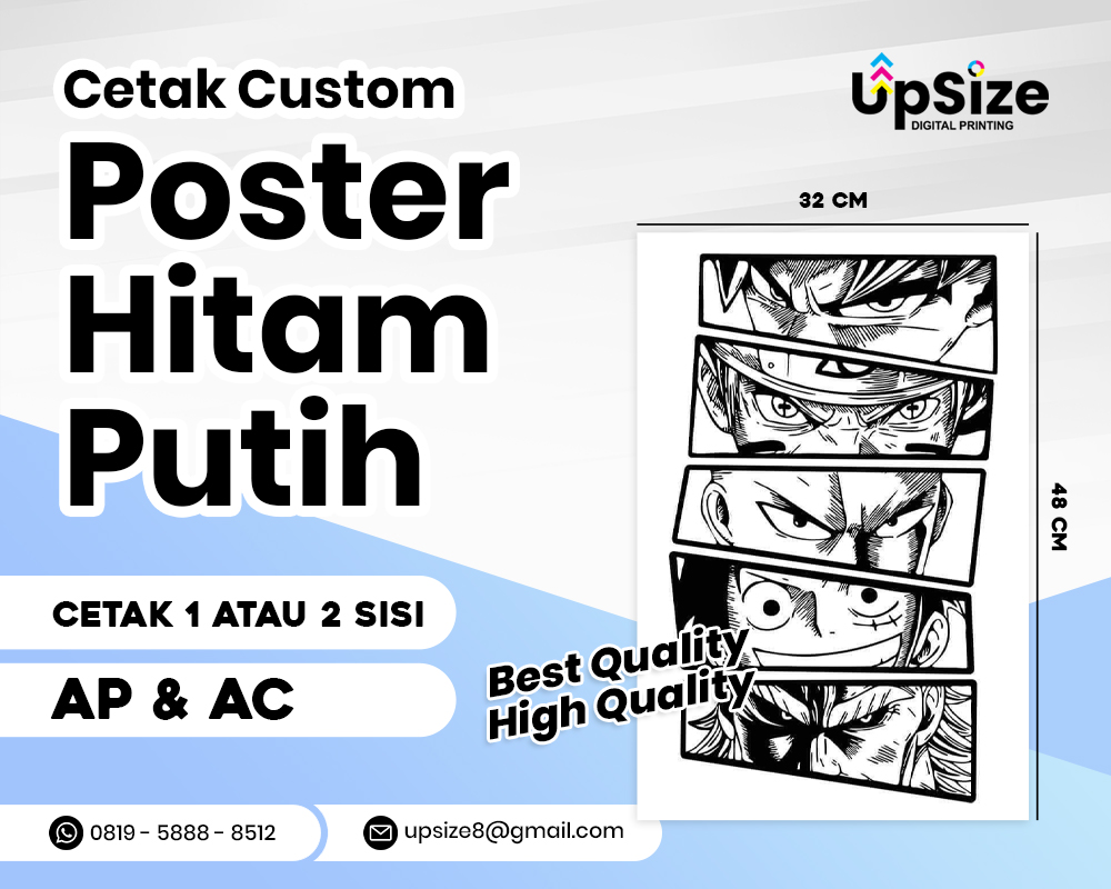 Poster A3+ Hitam Putih