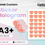 Stiker Hologram A3+