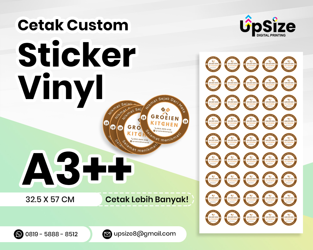 Stiker Vinyl A3++