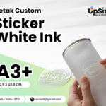 Sticker Transparan A3 White Ink