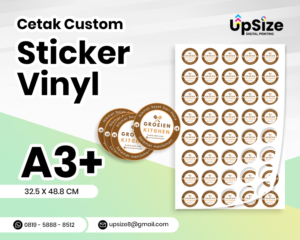 Stiker Vinyl A3+