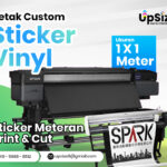 Sticker Vinyl Meteran Ukuran 1 x 1 Meter