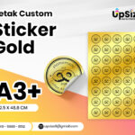 Stiker Gold A3+