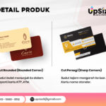 Kartu Nama Foil Emas