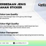 Sticker Vinyl Meteran Ukuran 1 x 1 Meter