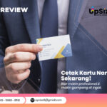 Kartu Nama Foil Emas