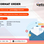 Kartu Nama Foil Emas