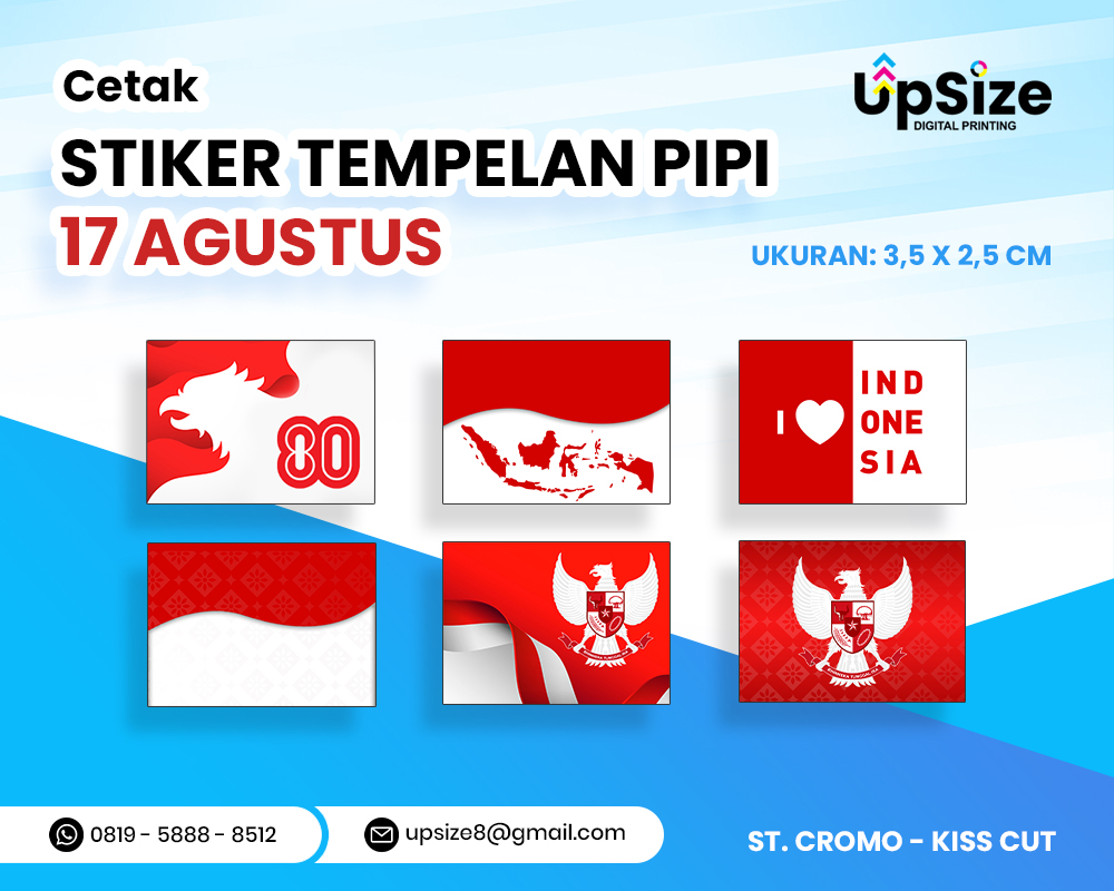 Stiker Tempel Pipi 17 Agustus